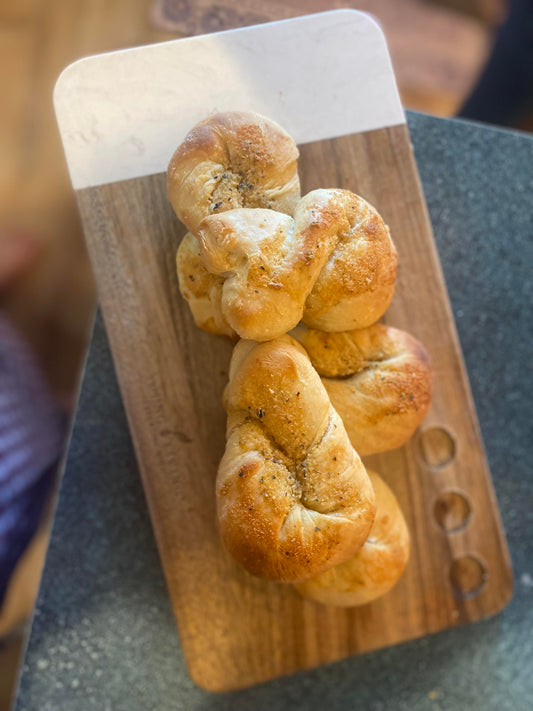 Sour Dough Garlic Knots